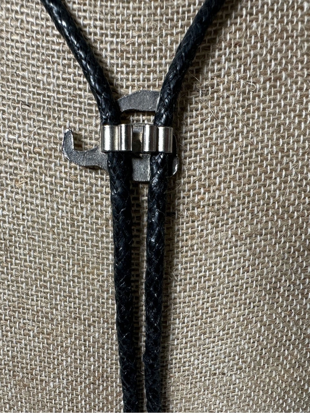 Vintage Snake Bolo Tie 18” Unisex Western Necklace Blue Snake Cowboy Southwest - Picture 4 of 4